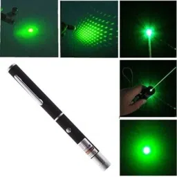 zerecord Green Multipurpose Laser Beam Light Disco Pointer Pen with Adjustable Antena Cap to Change Project Design for Presentation ( Batteries Included ) image 3