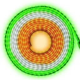 120 LEDs 12 m Orange, White, Green Steady Strip Rice Lights-image-32