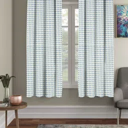RRC Grey & White Set of 2 Geometric Window image 1