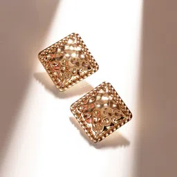Priyaasi Gold-Plated Contemporary Studs-87
