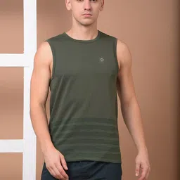 Dollar Cotton Round Neck Tank Vest AMTT-106-PO1-CMLVY-image-99