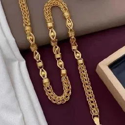 Princy Enterprise Gold-Plated Brass Necklace-picture-43