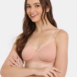 Rosaline by Zivame Women T-shirt Half Coverage Non Padded Seamless Cotton Bra-image-12