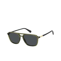 Polaroid Men UV Protected Lens Full Rim Rectangle Sunglasses image 3