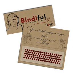Comet Busters Traditional Designer Bindi - Maroon-15
