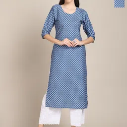 Anouk Rustic Pack of 2 Women Ethnic Motifs Printed Crepe Straight Kurta-54