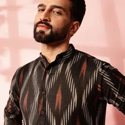 Anouk Men Printed Regular Kurta with Pyjamas image 2