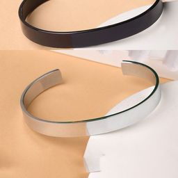 Anouk Men Set Of 2 Brass-Plated Stainless Steel Cuff Bracelets-35