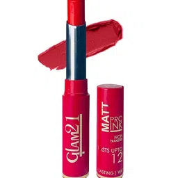 GLAM21 Matte Pro Ink Non Transfer Lipstick 3g-  Naughty Red 05-36