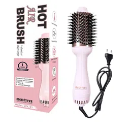 MEDITIVE 1200 Watts Hot Air Brush For Hair Styling With Ceramic Tourmaline Coated-20