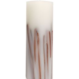 PROKART White & Brown 1 pieces Pillar Candle-image-71