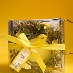 MARKET99 Yellow Lemon Rain Fragrance Wax Jar Candle-24