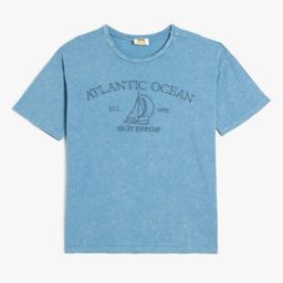 Koton Boys Typography Printed T-shirt-picture-37