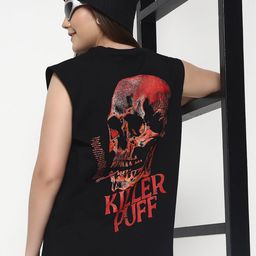 ministry Women Graphic Printed Round Neck Pure Cotton Relaxed Fit T-shirt-image-25