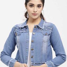 PWTI Women Denim Jacket with Embroidered-27