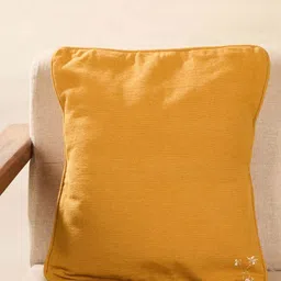 Fabindia Yellow Square Cushion Covers-image-97