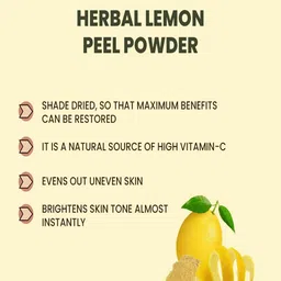 NeutraVed Natural Vitamin C Lemon Peel Powder For Face Mask- 200 g image 3