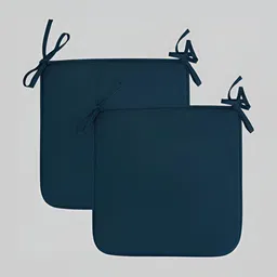 SKANDA FAB Set Of 2 Botanical Green Pure Cotton Foam Chair Pad-image-63
