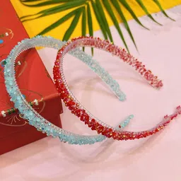 alamodey Women Set of 2 Embellished Hairband-image-22