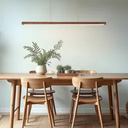 Brigitte 48 Brown Solid Wood Linear LED Hanging Light by Symplify-picture-43