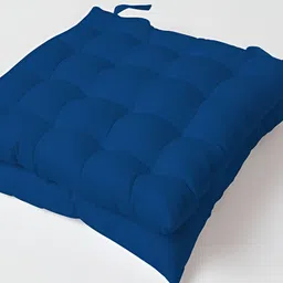 SKANDA FAB Blue 2 Pieces Durable Pure Cotton Chair Pads-picture-39