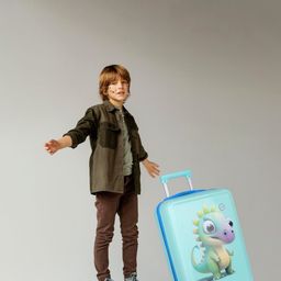 Polo Class Kids Set Of 2 Printed Waterproof Trolley Bag-32