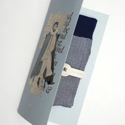 Theater Men Patterned Cotton Calf Length Socks-image-67