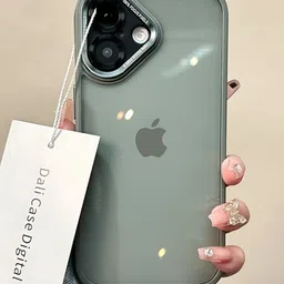 Luxury Kase Solid iPhone 16 Plus Transparent Camera Protection Slim Fit Design Back Case-image-75