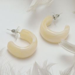 Maansh Contemporary Half Hoop Earrings-image-57
