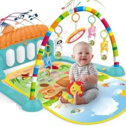 5 in 1 Baby Gym Mat Piano Gym Mat Rack Infant Music Fitness Rack Rattle Toy-37