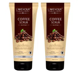 L'AVENOUR Set Of 2 Coffee Scrub For Face & Body With Shea Butter & Almond Oil - 100 g Each-64