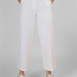 ON & ON Women Solid Relaxed Straight Leg Easy Wash Trousers-image-88