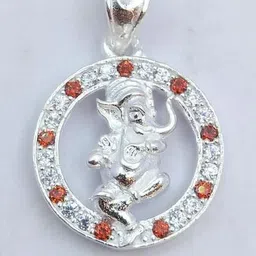 RAVIOUR LIFESTYLE Unisex Silver Pendant-image-73