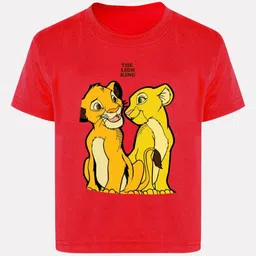 Disney By Miss and Chief Boys Lion King Printed Bio Finish Applique T-shirt-image-58