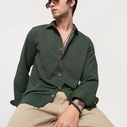 VASTRADO Men Classic Slim Fit Casual Shirt-image-99