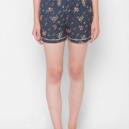 ETC Women Printed Mid-Rise Lounge Shorts-image-99