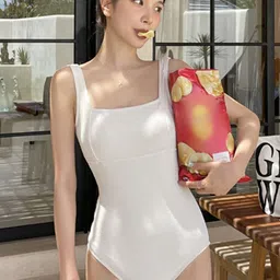 LULU & SKY Square Neck Bodysuit-image-94