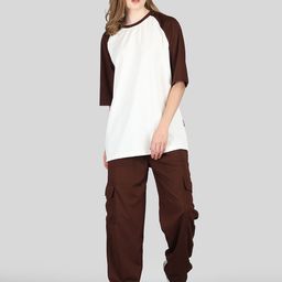 Raxedo Airport Look Outfit Raglan T-shirt & Cargo Jogger Pant-image-96