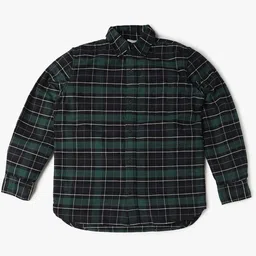 GAP Boys Relaxed Fit Checked Button-Down Collar Cotton Casual Shirt-image-10