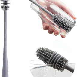 Long Handle Bottle Cleaner Brush Silicone Brush for Bottle Washing PACK OF 1-image-90