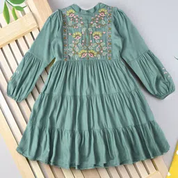 Bella Moda Floral Fit & Flare Dress-57