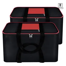 Fashion Throw Red Set of 2 Reusable Handbag Organiser Organisers-41