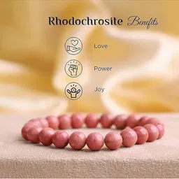 VIBESLE Unisex Elasticated Agate Beaded Bracelet-image-96