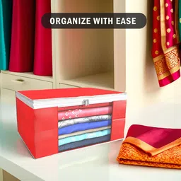Aura Red Set of 4 Regular Multi-Utility Organisers image 2