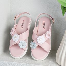 Toothless Girls Pink Fashion Sandals-55