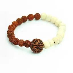 Divine souvenirs Unisex Wooded Artificial Beaded Elasticated Bracelet-image-30