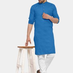 ANUJ FASHION Men Blended Straight Fit Kurta-picture-38