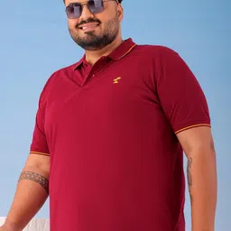 HARDSODA Men Polo Collar T-shirt-image-94