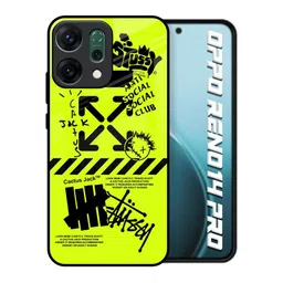 QRIOH Quirky Printed Oppo Reno14 Pro 5G Back Case Mobile Accessories-picture-0