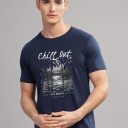 ADRO Men Printed Tropical Pockets T-shirt-picture-39